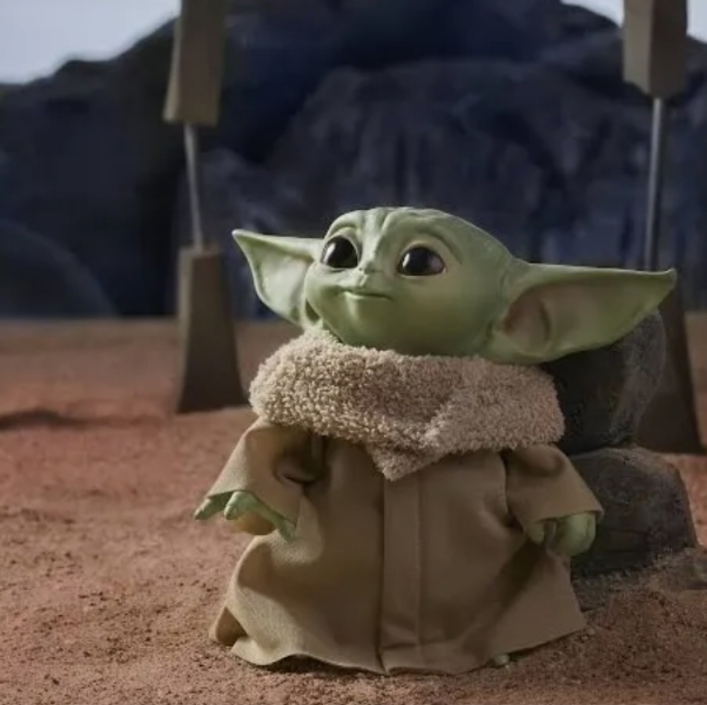 Disney Star Wars Baby Yoda Talking Plush Toy - Picture 2 of 7